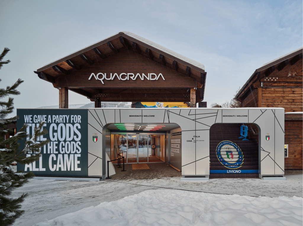 Edra Casa Italia Milano Cortina 2026 Aquagranda Livigno