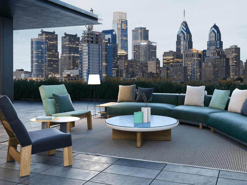 Rooftop garden Kettal