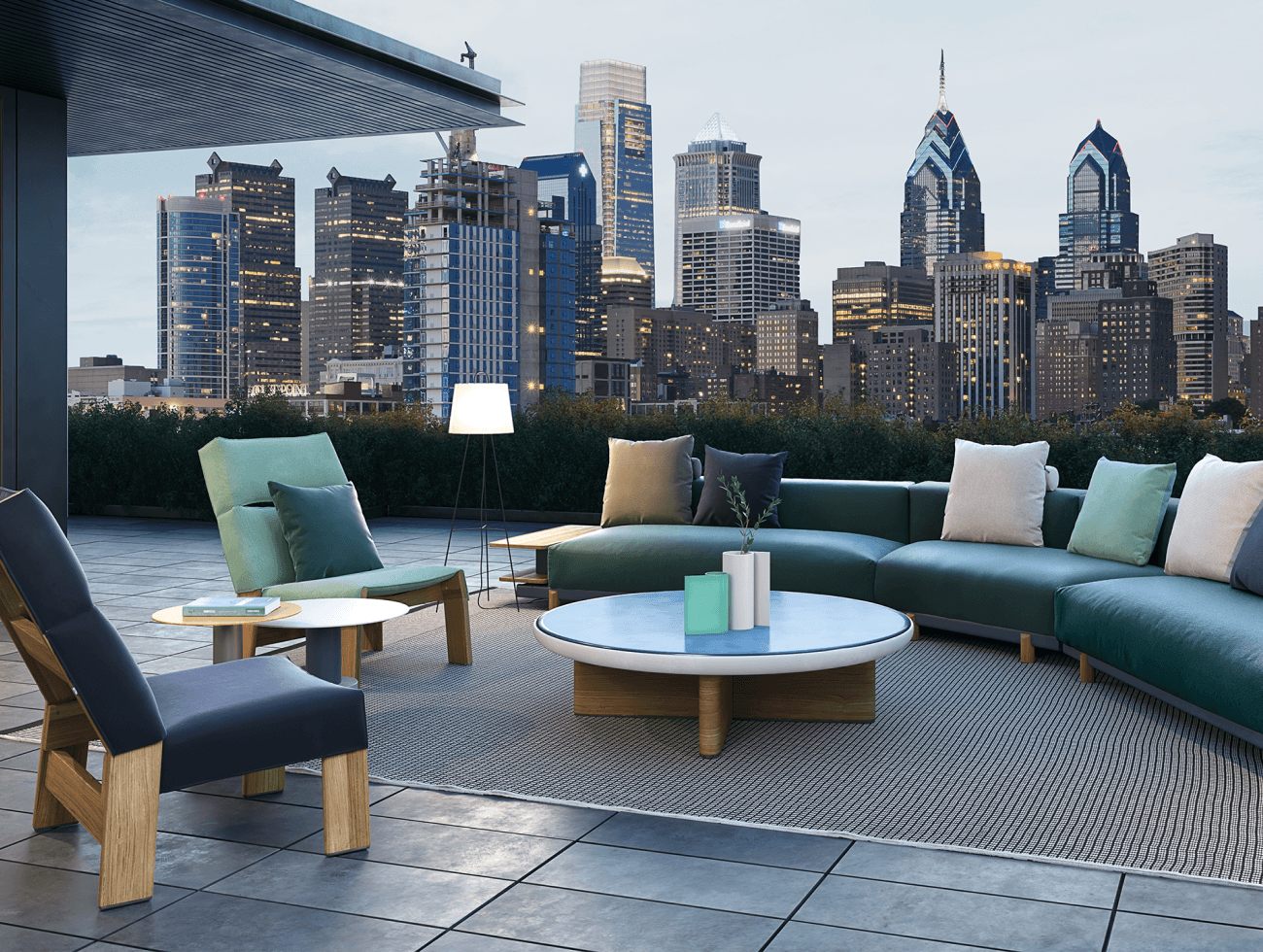 Rooftop garden Kettal