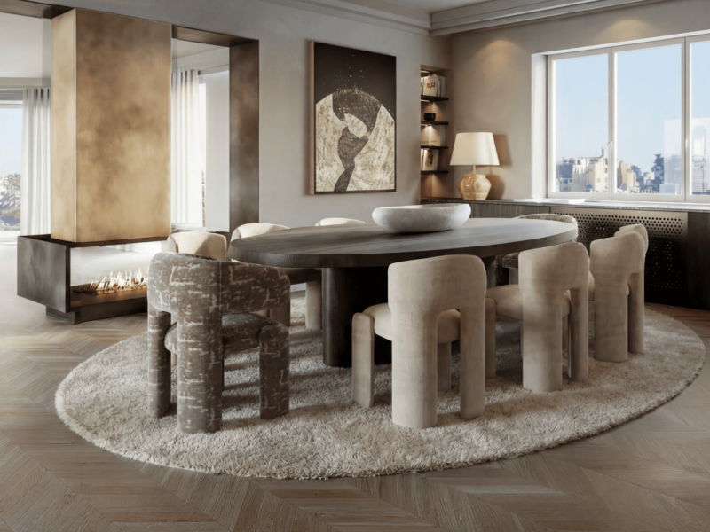 A Residence in Madrid: herringbone, materiality, and integrated design direction