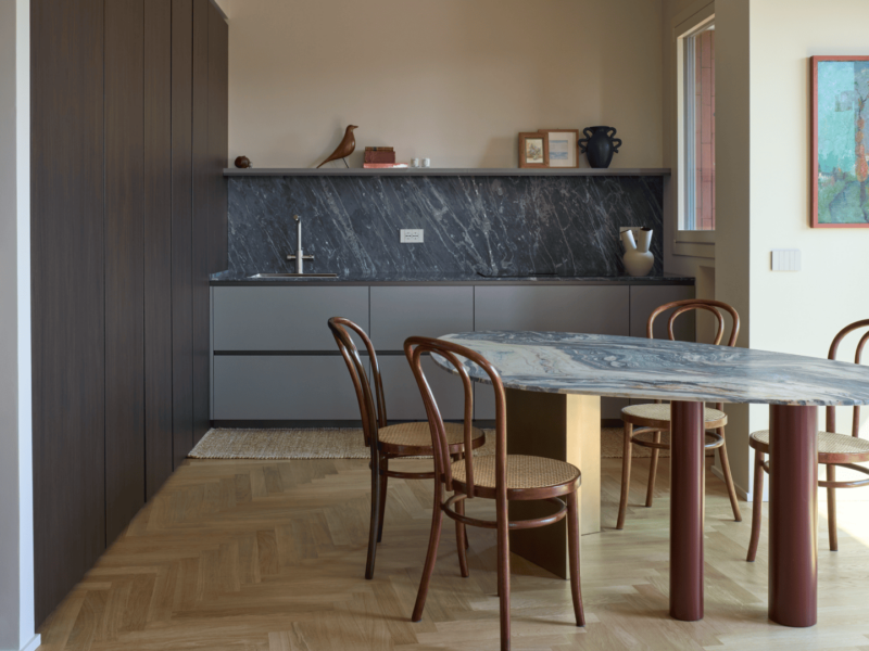 Functionality and aesthetic restraint in a Milan interior design project